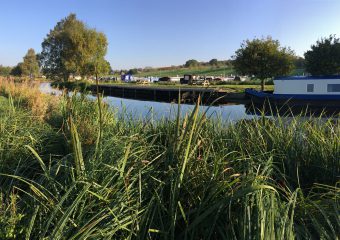 Reedley Marina on the Leeds Liverpool canal